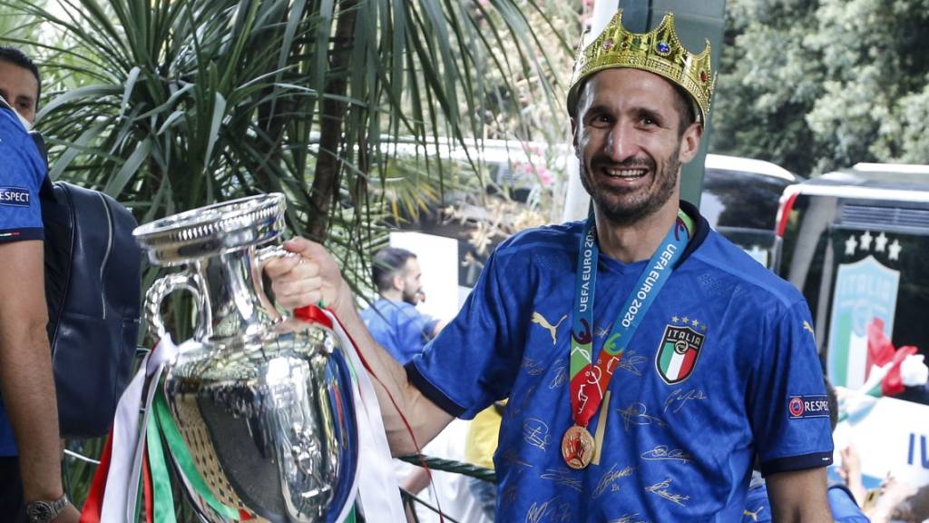 Italiens Captain Chiellini verlässt Nationalmannschaft im Juni