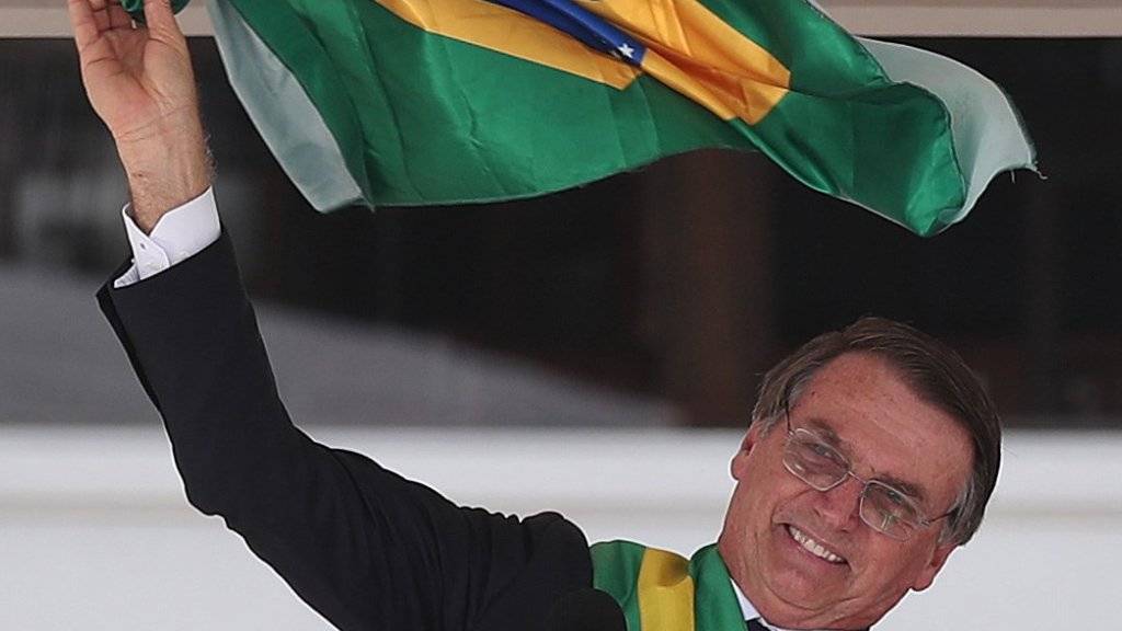 Verschob für seine Reise in die Schweiz extra einen Operationstermin im Spital: Brasiliens Staatschef Jair Bolsonaro. (Archivbild)