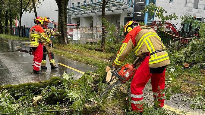 Unwetterschäden halten sich im Kanton Bern in Grenzen 