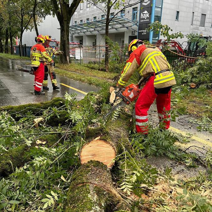 Unwetterschäden halten sich im Kanton Bern in Grenzen 