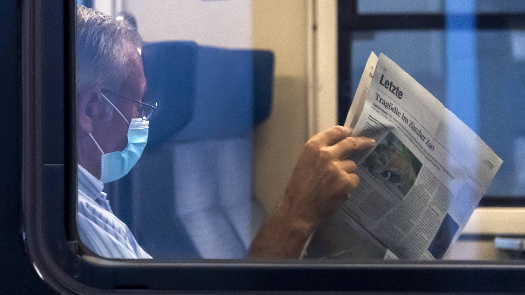 Seit Ausbruch der Pandemie sind ein Drittel weniger Reisende in den Zügen der SBB unterwegs.