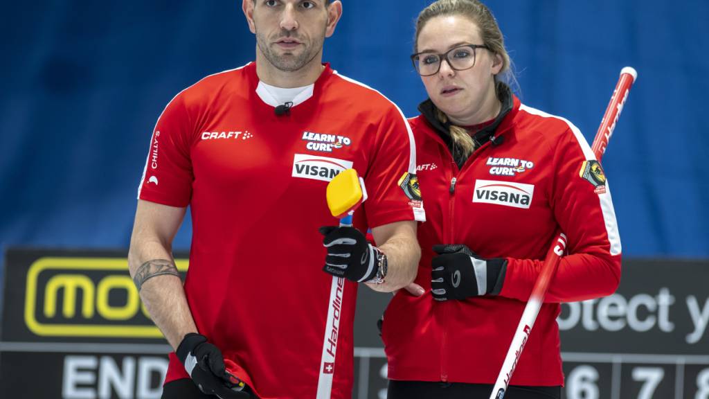Sven Michel (links) und Alina Pätz hatten sich von der Mixed-WM in Kanada mehr als Platz 11 versprochen