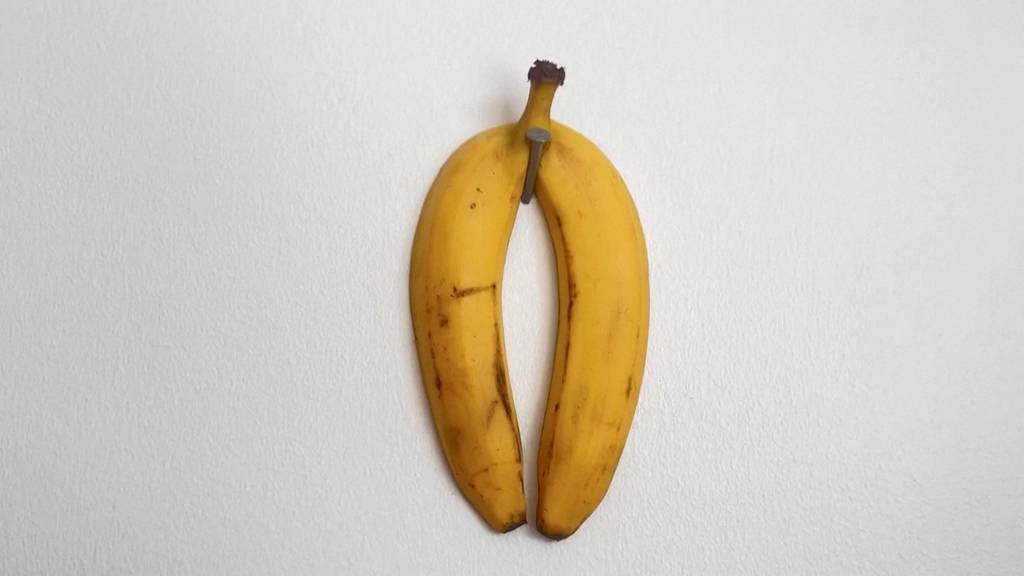 Dänische Künstlerin verkauft Banane für 12'869 Dollar