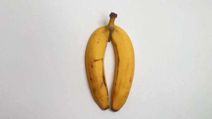 Dänische Künstlerin verkauft Banane für 12'869 Dollar