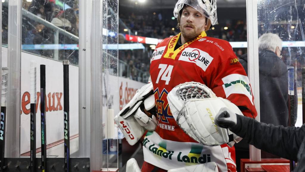 Luis Janett, zuletzt zwei Saisons lang Biels zweiter Goalie, wechselt nach Deutschland