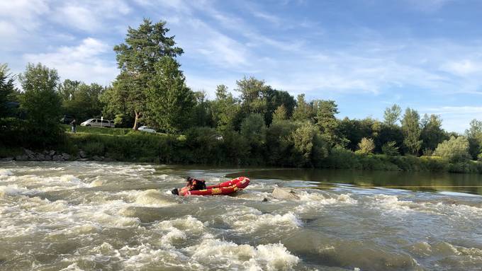 Polizei rettet Mann aus der Thur