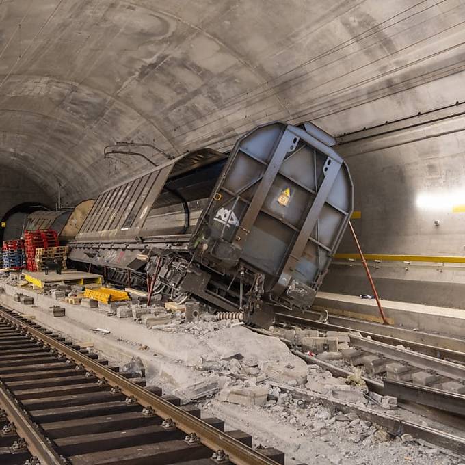 Gotthard-Basistunnel ist ab 2. September wieder geöffnet