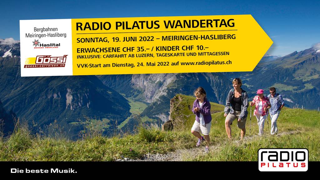 Radio Pilatus Wandertag auf dem Hasliberg
