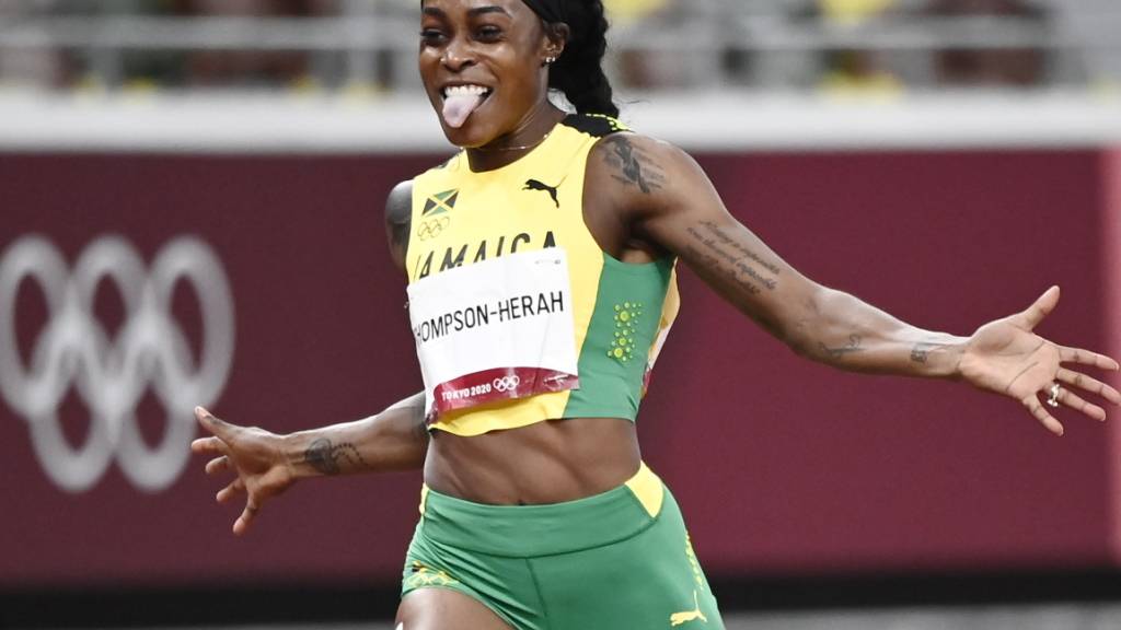 Elaine Thompson-Herah sicherte sich wie 2016 das Double über 100 und 200 m