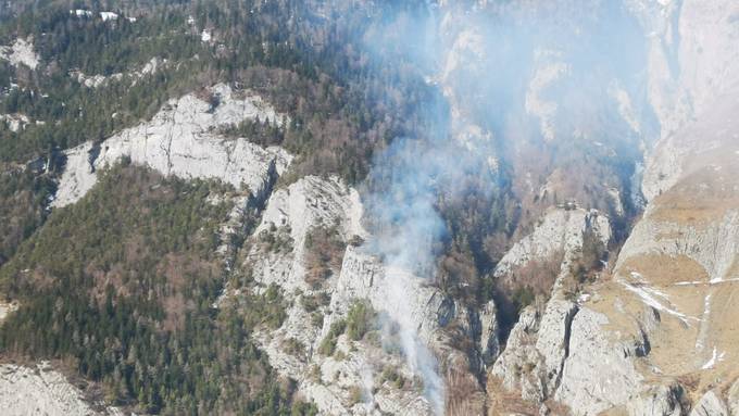 Flurbrand bei Schiessplatz in Chur