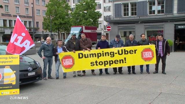 Taxifahrer wollen Uber verbieten