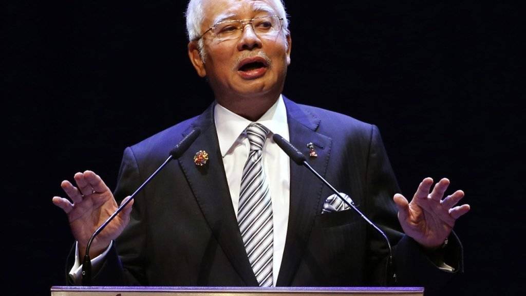 In der Spendenaffäre um den malaysischen Regierungschef Najib Razak wird keine Anklage gegen ihn erhoben. (Archiv)