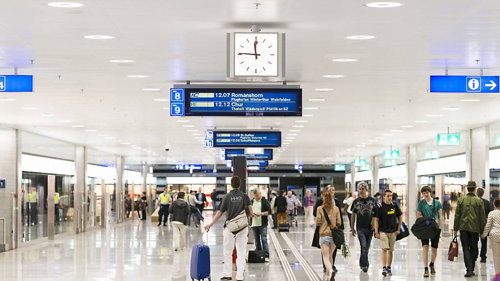 Der Zürcher Hauptbahnhof wurde vom European Railway Station Index zum besten Bahnhof Europas gewählt. (Archivbild)