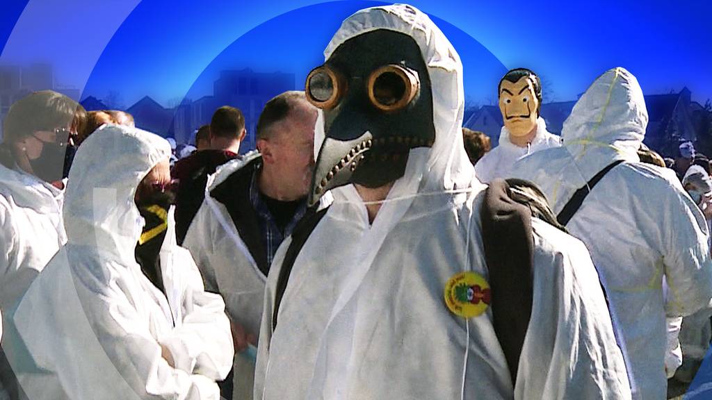 Protestmarsch in Wohlen 