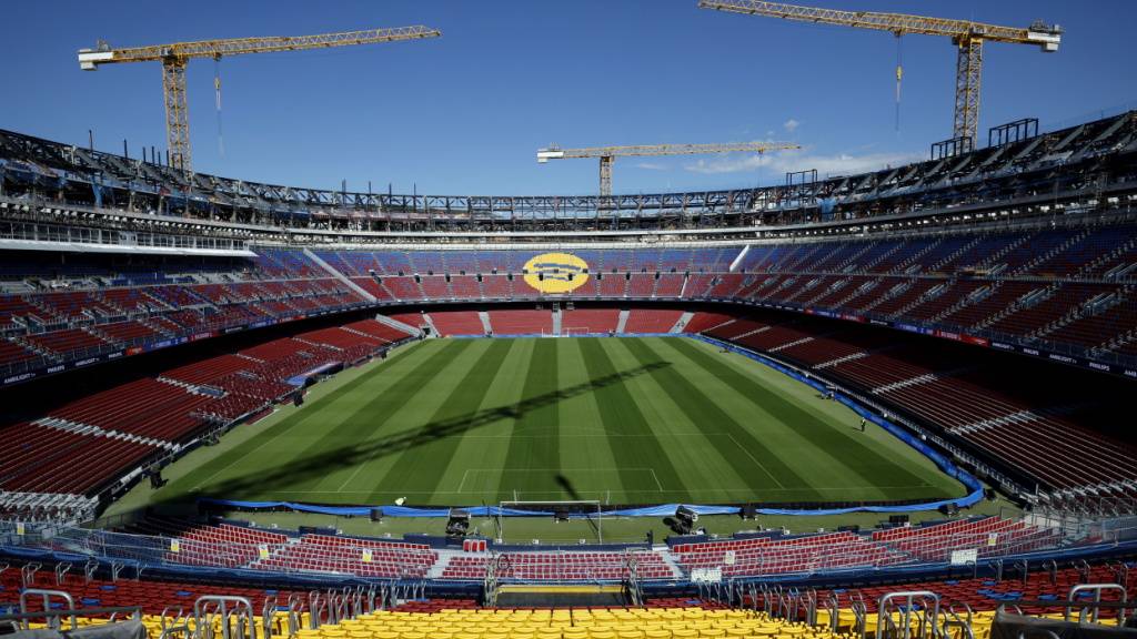 Die Renovationsarbeiten am Camp Nou sind noch nicht abgeschlossen