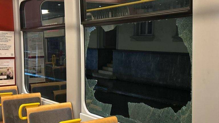 Der Sachschaden am Tram ist erheblich.