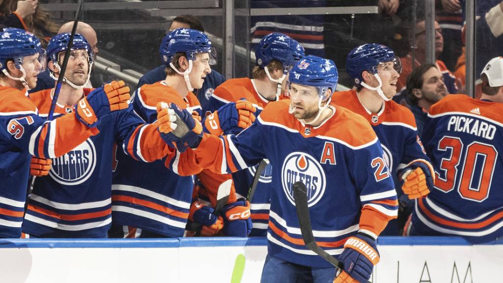 Edmontons Starstürmer Leon Draisaitl spielte gegen die New York Islanders gross auf
