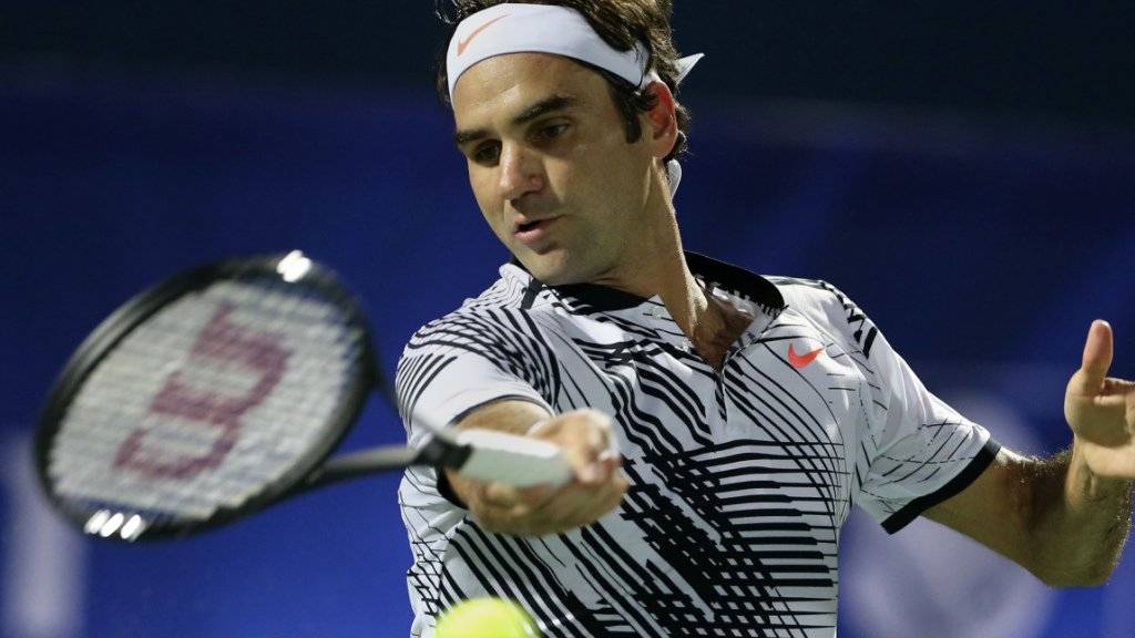 Australian-Open-Sieger Roger Federer könnte in Indian Wells bereits im Achtelfinal auf Rafael Nadal und im Viertelfinal auf Novak Djokovic treffen