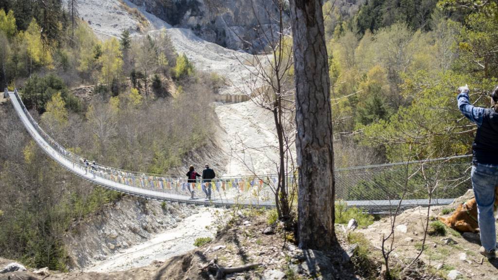 Der Illgraben im Kanton Wallis ist einzigartig in der Schweiz: Mehrmals pro Jahr gehen hier Murgänge nieder. (Archivbild)