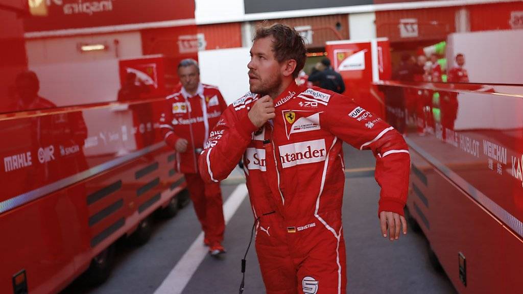 Sebastian Vettel kann im Ferrari dem Saisonstart gelassen entgegenblicken