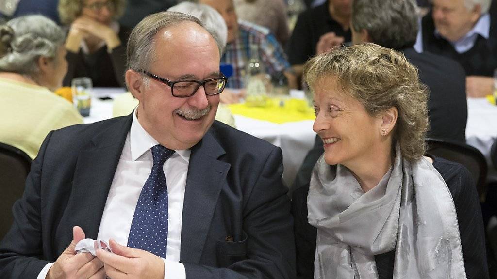In zwei Monaten haben Samuel Schmid und Eveline Widmer-Schlumpf neben der BDP-Zugehörigkeit eine weitere Gemeinsamkeit: die ehemalige Mitgliedschaft in der Schweizer Regierung.