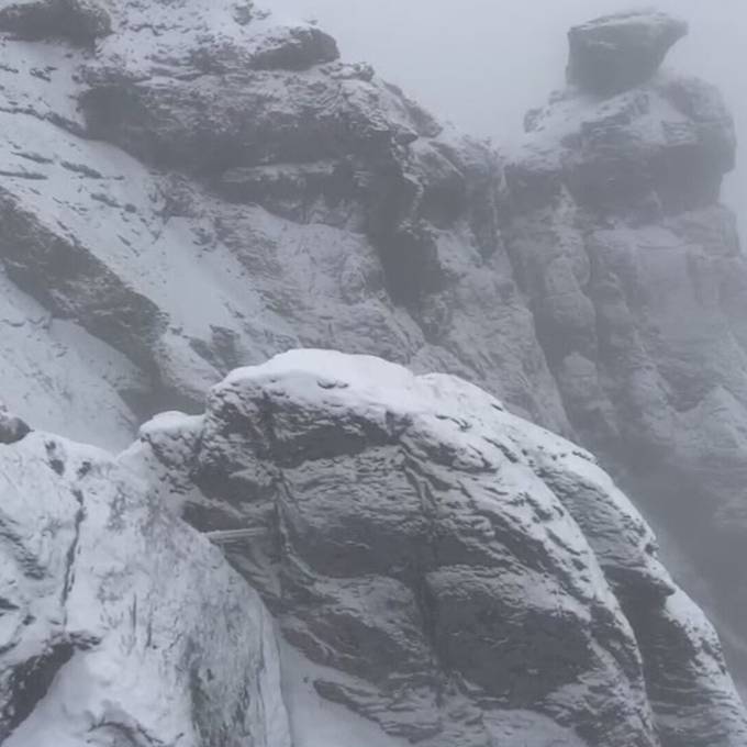 «Brrr» – Der Winter schlägt ein: In den Bergen gibt es bereits Schnee