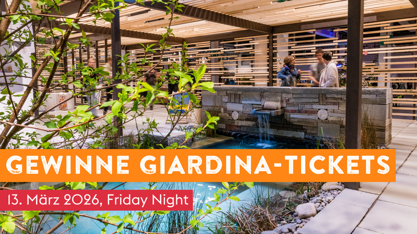 Geniesse die Giardina mit Cüpli und Apéro-Platte