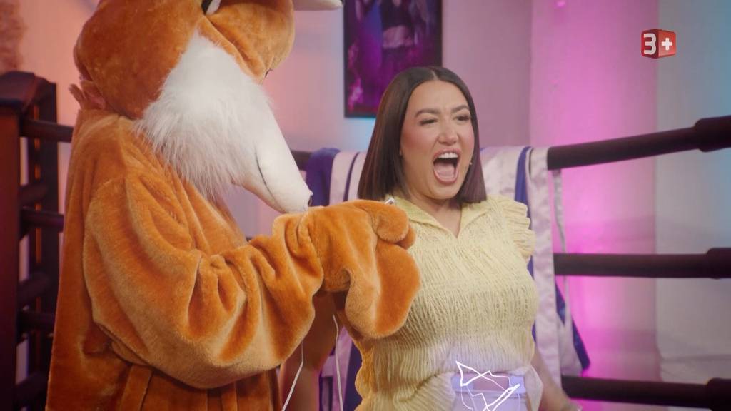 Francesca findet den Wehen-Simulator «irgendwie geil»