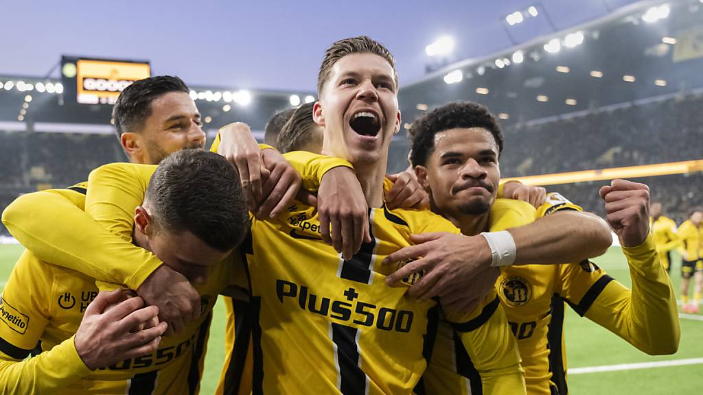 Cedric Itten und die Young Boys strahlen fünf Tage nach der Packung in der Champions League wieder