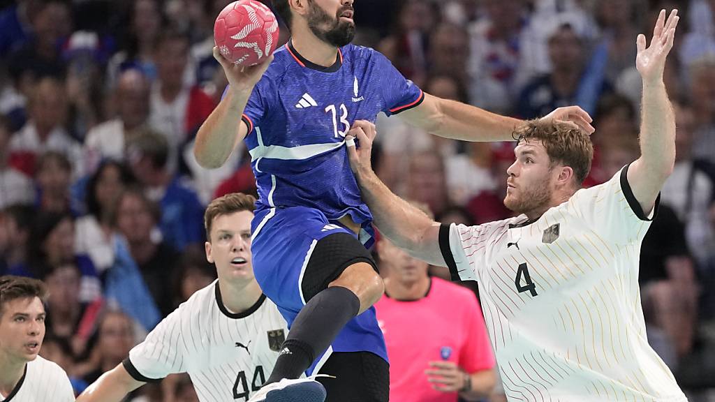 Altmeister Nikola Karabatic kann im letzten Spiel seiner Karriere das Ausscheiden Frankreichs gegen Deutschland nicht verhindern