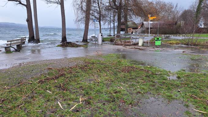 Dem Wetter geschuldet: Seeuferweg in Sempach für mehrere Wochen gesperrt