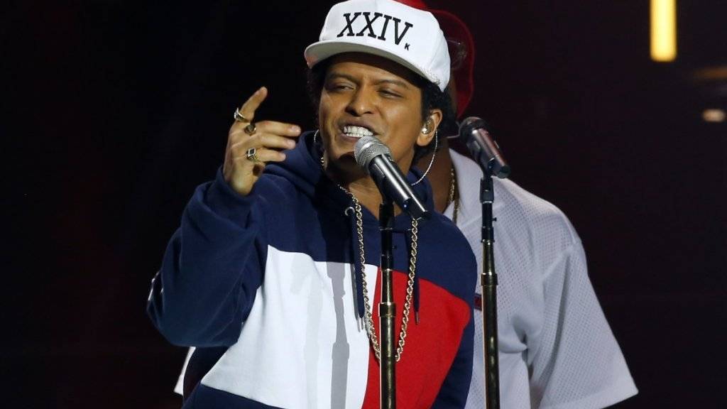 Sieht lieber Gesichter als Displays: Sänger Bruno Mars. (Archivbild)