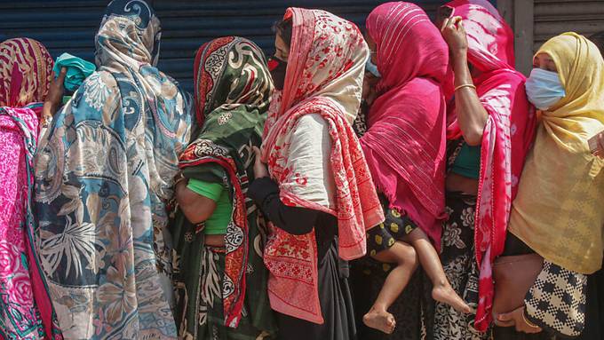 Eine Woche Lockdown in Bangladesch - Händler protestieren
