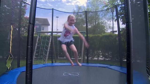 Kindertrampoline, wie gefährlich sind sie? - Tele M1