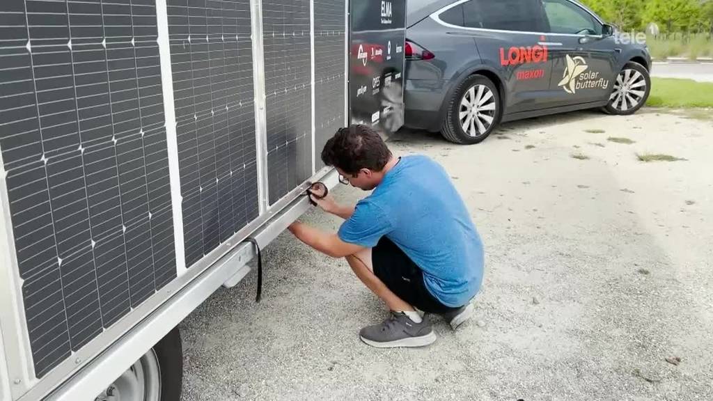 Hurrikan in Florida bedroht «SolarButterfly» von Louis Palmer