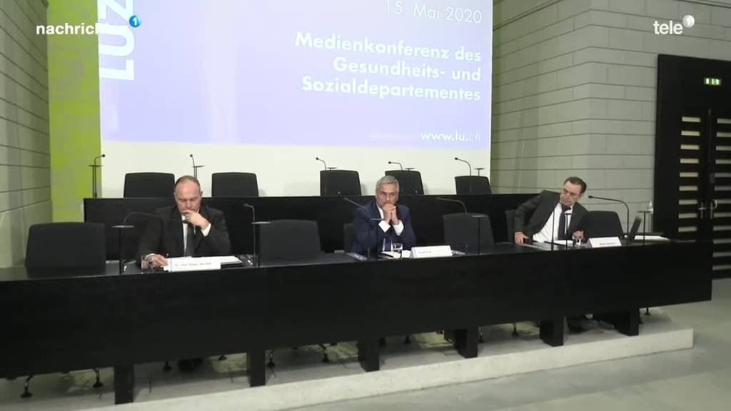 Medienkonferenz Kanton Luzern