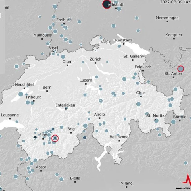 Erdbeben mit Stärke 4,4 in Zürich spürbar
