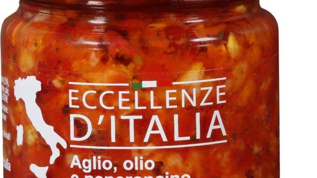 Im Produkt Eccellenze d’Italia «Aglio, olio e peperoncino» können möglicherweise Glasteile enthalten sein.