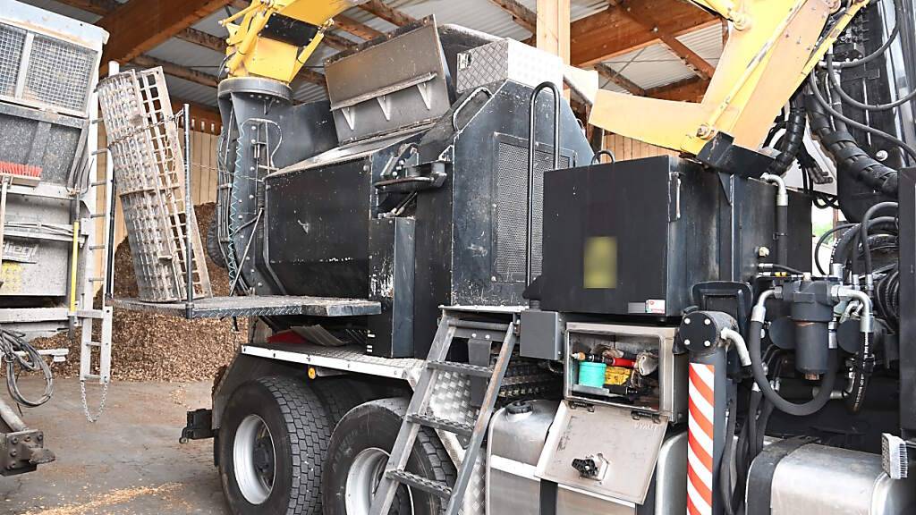 Der Unfall ereignete sich in einem Betrieb in Berschis SG.