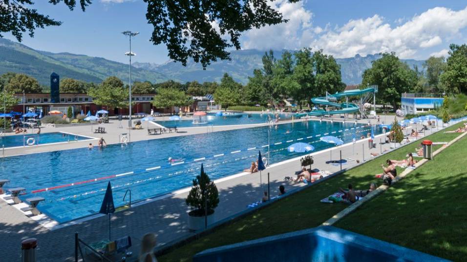 Die Badi in Vaduz hat ganze vier Schwimmbecken.