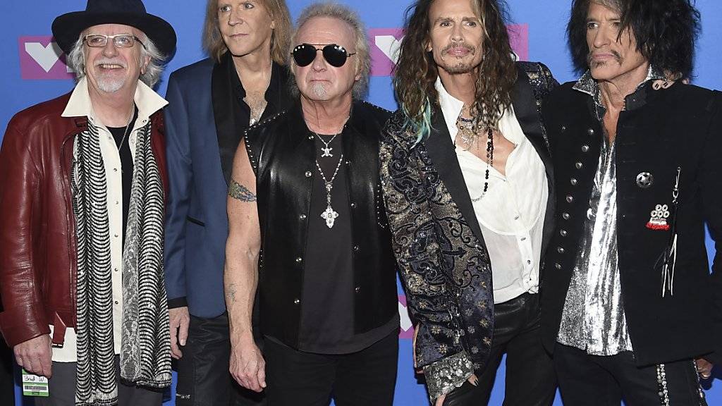 Die Rocker der Band Aerosmith sollen mit einem Hollywood-Sternchen ausgezeichnet werden. (Archivbild)