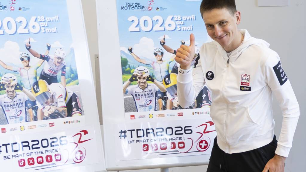 Tadej Pogacar ist bereit für die Tour de Romandie 2026