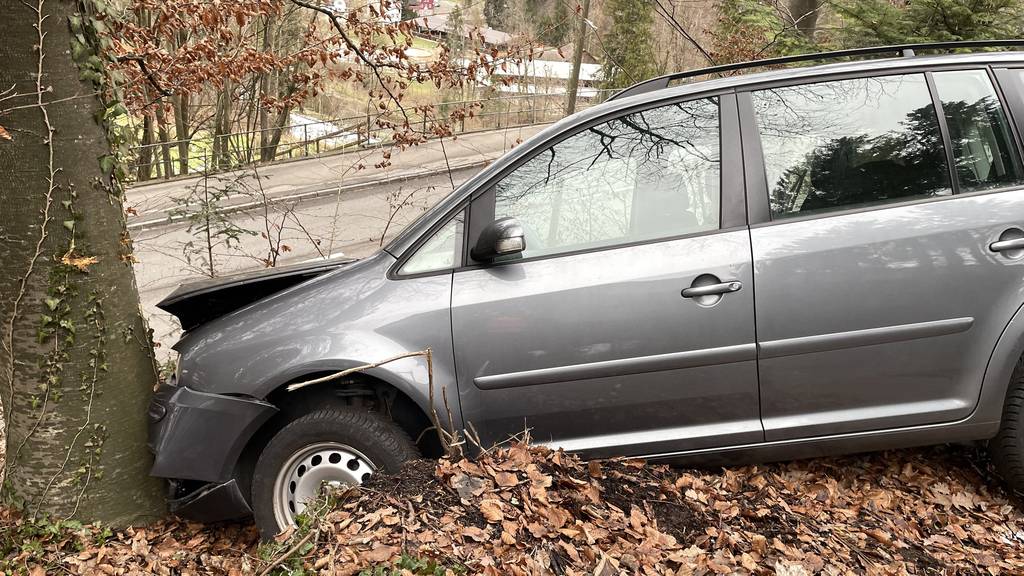 Gas- mit Bremspedal verwechselt: 40-jähriger Lernfahrer kracht gegen einen Baum