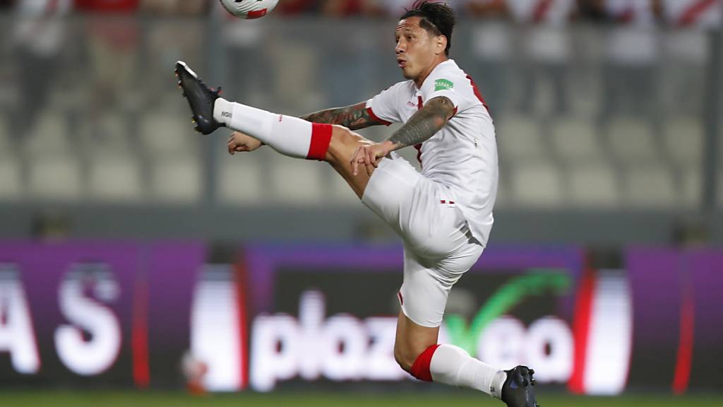 Gianluca Lapadula schoss in der 5. Minute das 1:0 für Peru gegen Paraguay