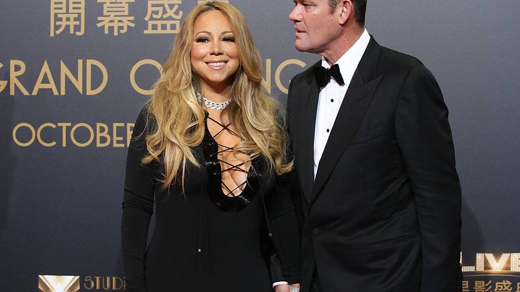 Mariah Carey gibt ihrem Partner James Packer keine Tipps für öffentliche Auftritte - hier am Donnerstag im Casino von Macau in China.