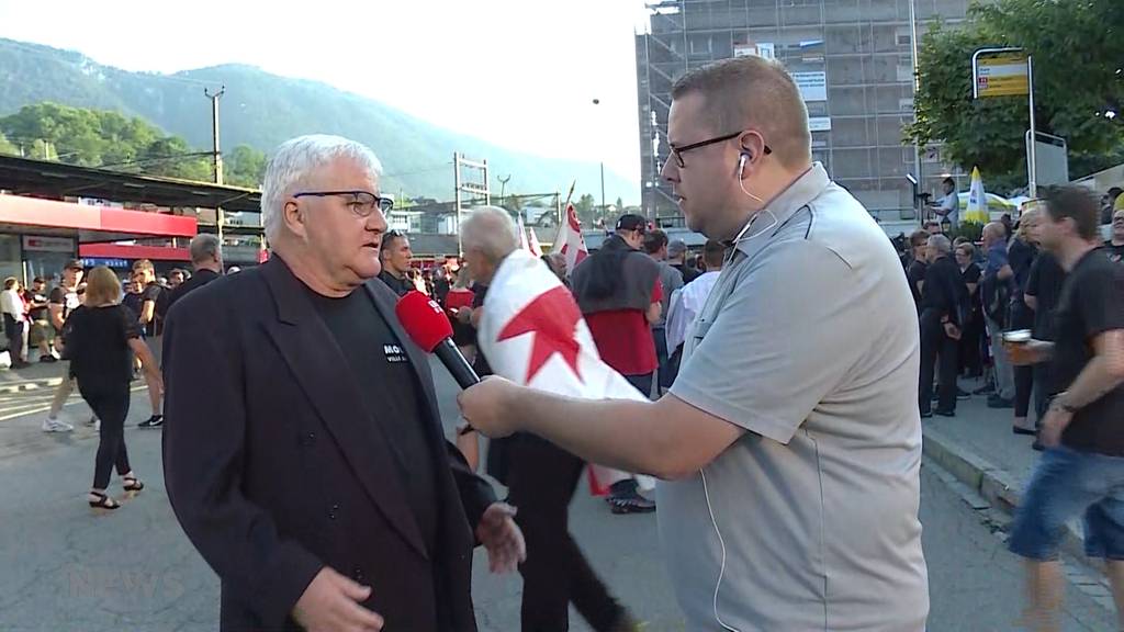 Pro-Jurassier protestieren in Moutier