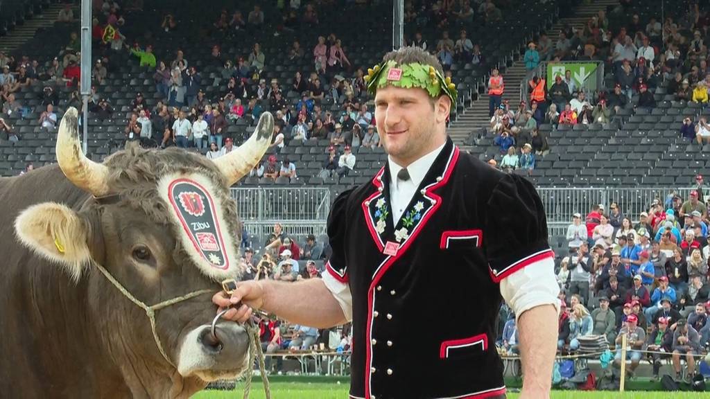 Schwingerkönig Armon Orlik wird in Maienfeld empfangen