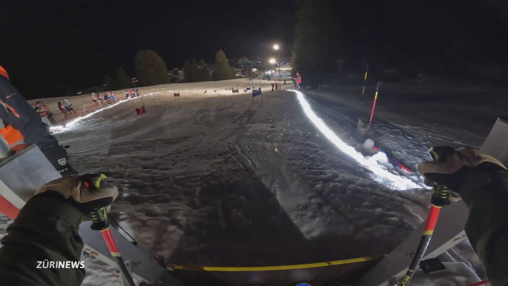Night-Fight am Flumserberg: Slalom-Duell im Scheinwerferlicht