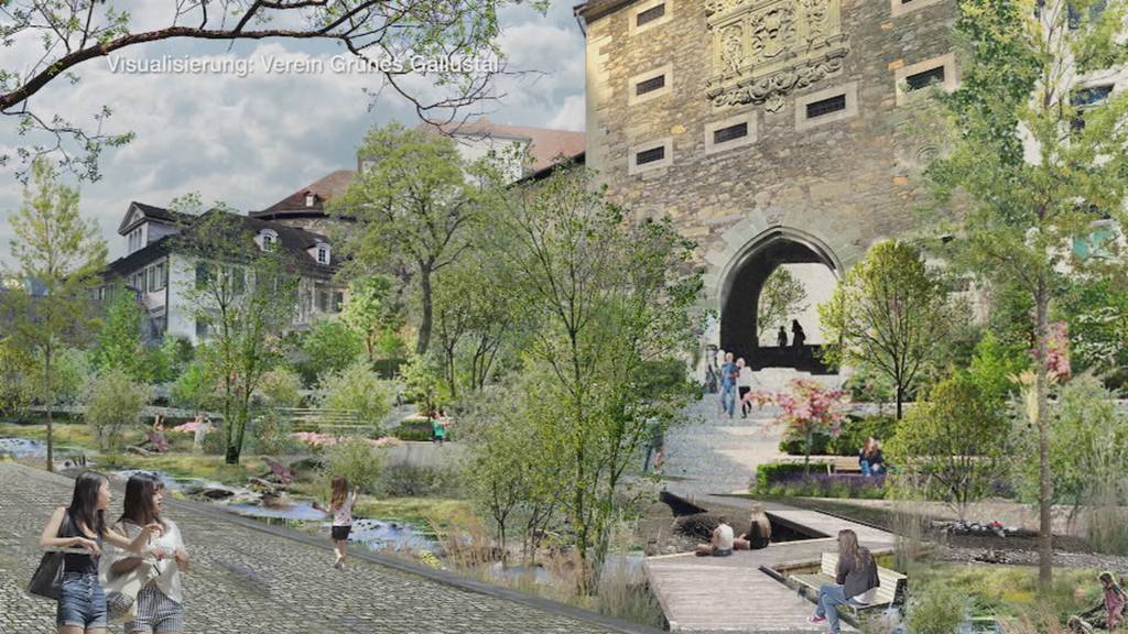 St.Gallens versteckter Stadtbach soll wieder ans Licht kommen