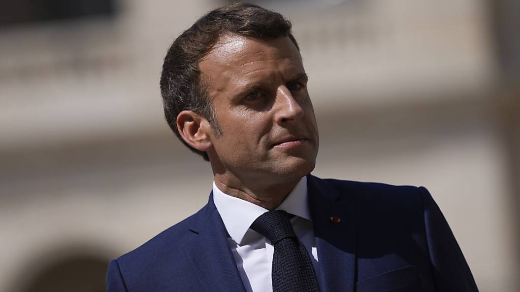 Frankreichs Präsident Emmanuel Macron. Foto: Daniel Cole/AP Pool/dpa